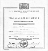 Meisterkurs-Teilnahmebescheinigung